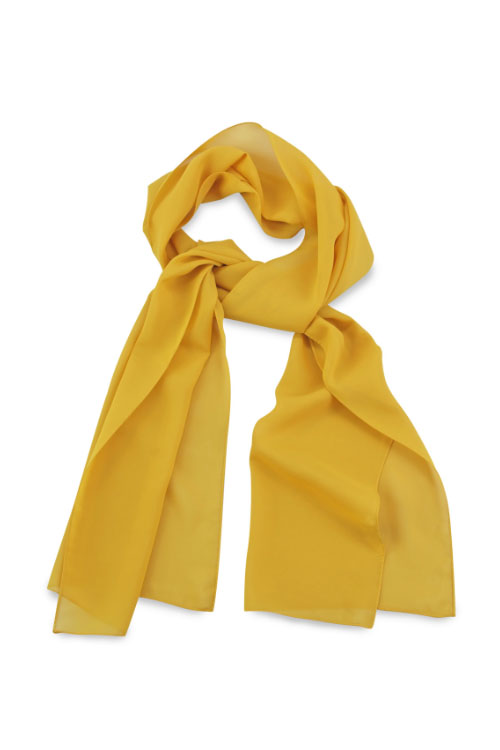 Schal in gelb