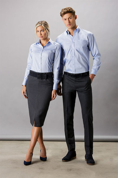 Kustom Kit - Corporate Oxford Shirt Long Sleeve