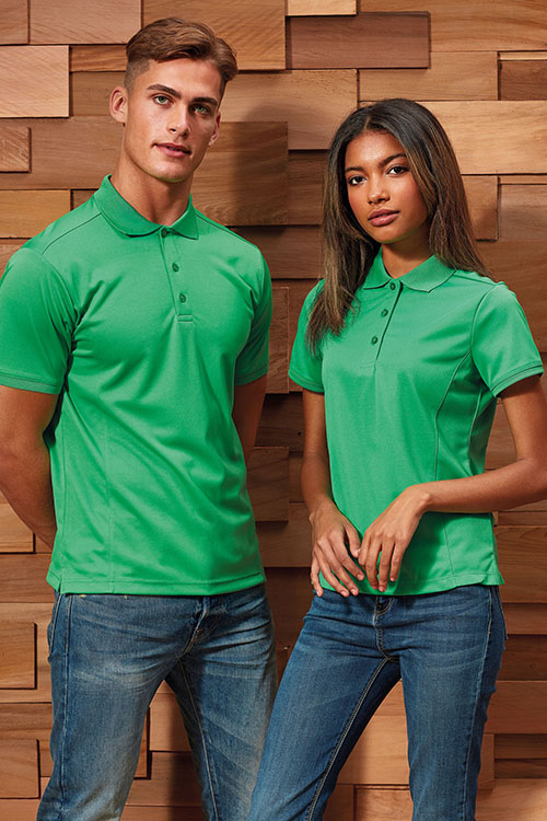 Berufsbekleidung Housekeeping grüne Poloshirts PW615/616