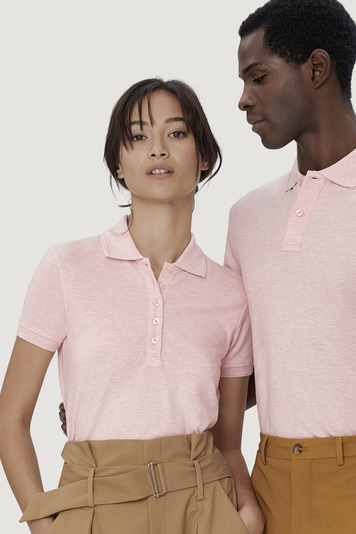 Berufsbekleidung Beauty und Wellness Damen und Herren Poloshirt in rosa