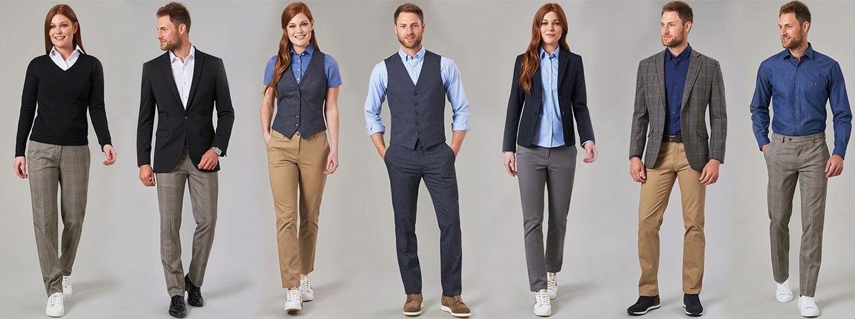 Business Casual Berufsbekleidung für Service Unternehmen: neu, flexibel, schick