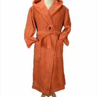 ARTG Bathrobe With Hood AR026 Cinnamon ARTG Bathrobe With Hood AR026 Cinnamon