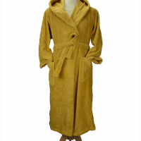ARTG Bathrobe With Hood AR026 Mustard ARTG Bathrobe With Hood AR026 Mustard